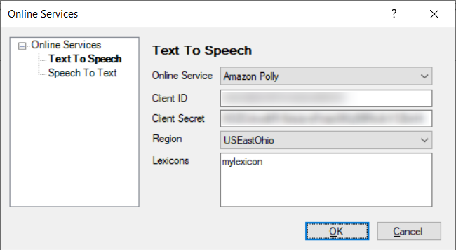 3CX - Text to Speech with AWS