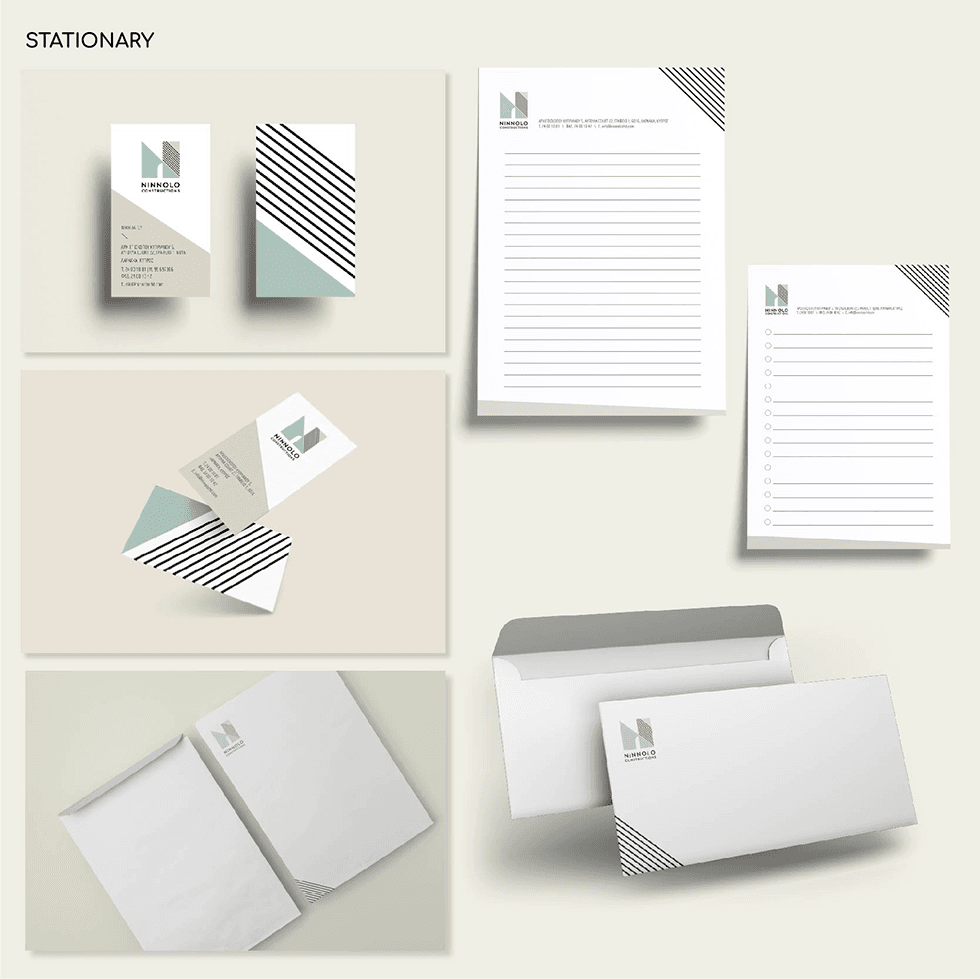 Ninnolo Constructions Case Studies - Stationery