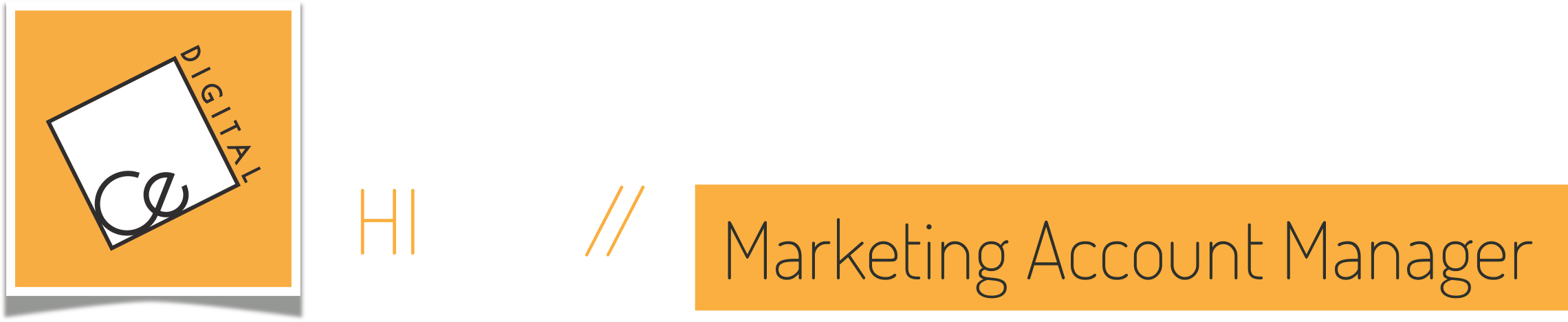 Careers - Marketing Executive (Full time)